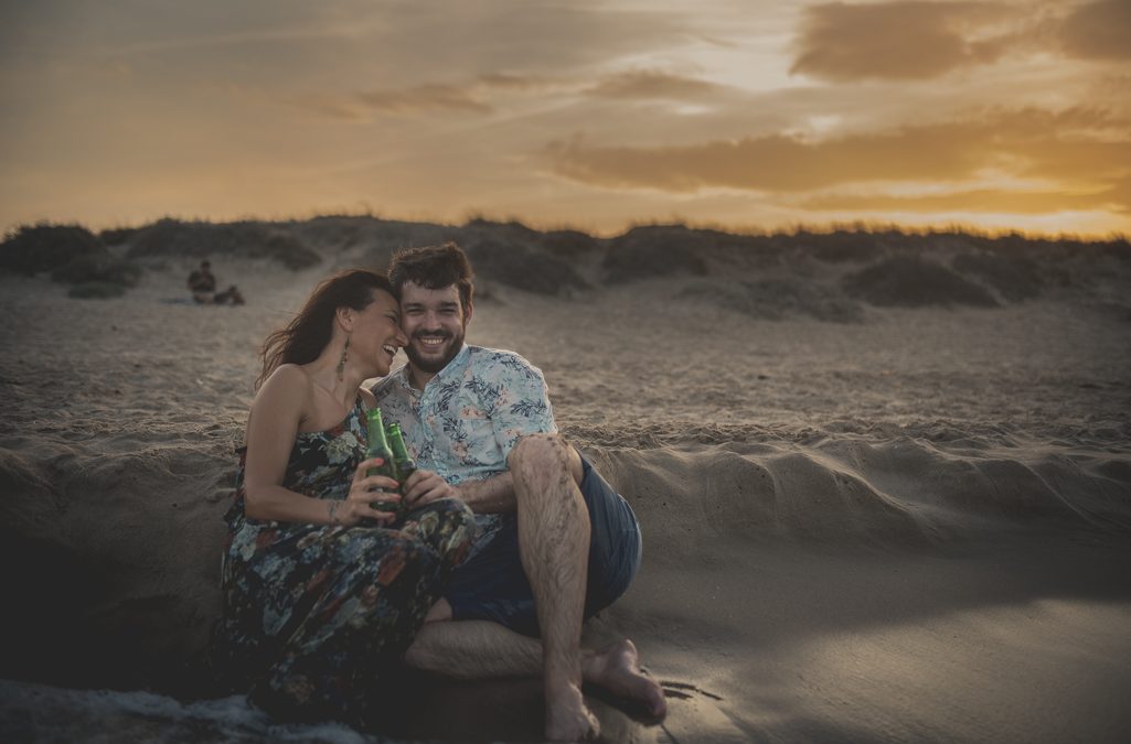 Mario & Almudena Preboda en la playa de Valencia